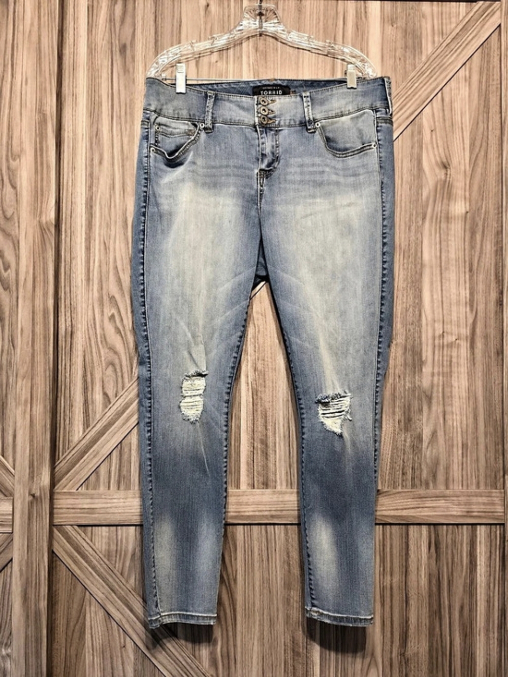 Torrid Distressed Jeggings